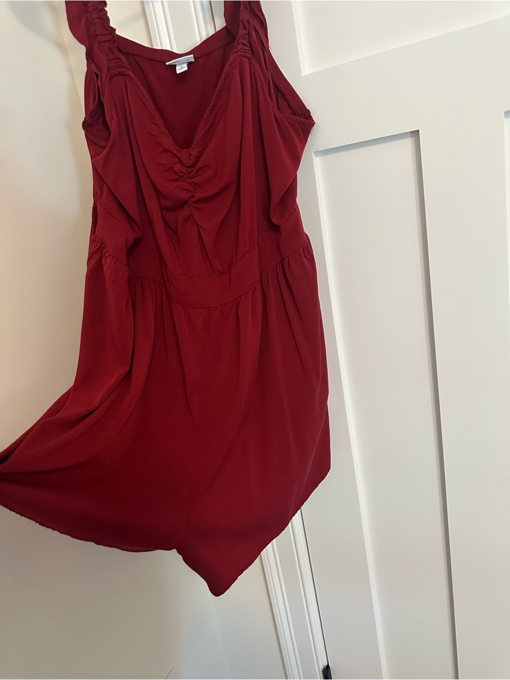 torrid Red Ruffled Strap Romper - Picture 8 of 11